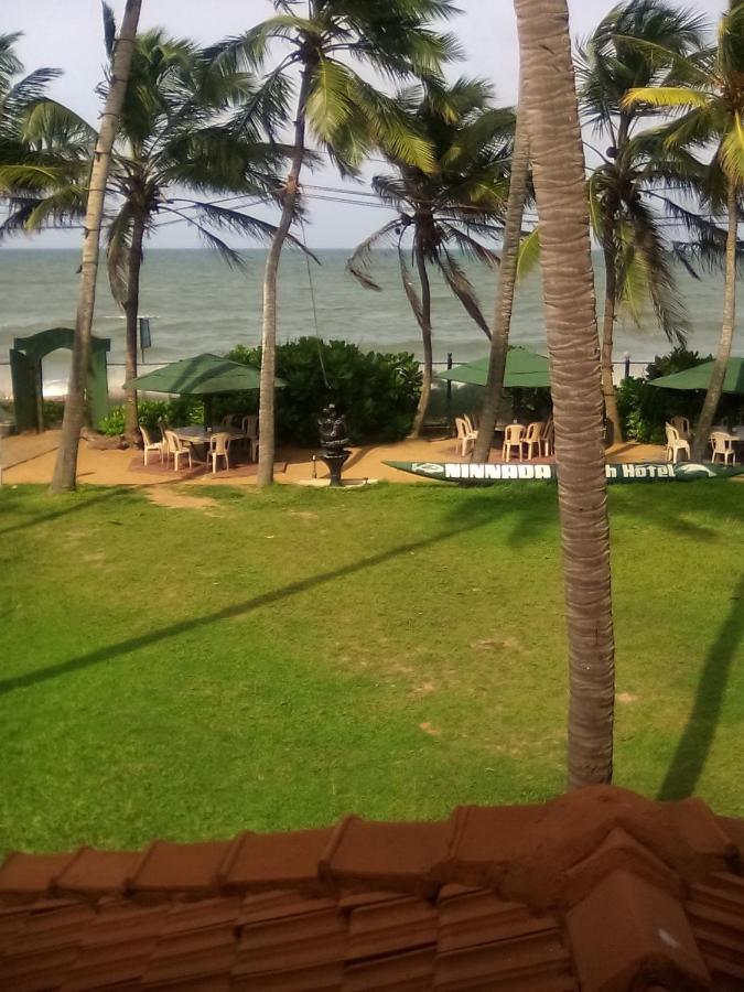 Ninnada Beach Hotel Marawila Bagian luar foto
